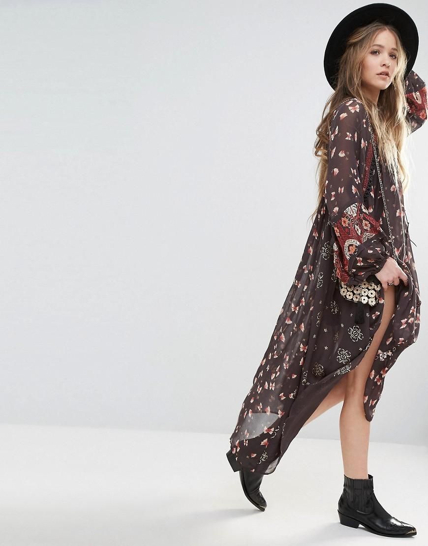 Vestidos boho chic el otoño, estampado Viceroy de Free People (218,99€)