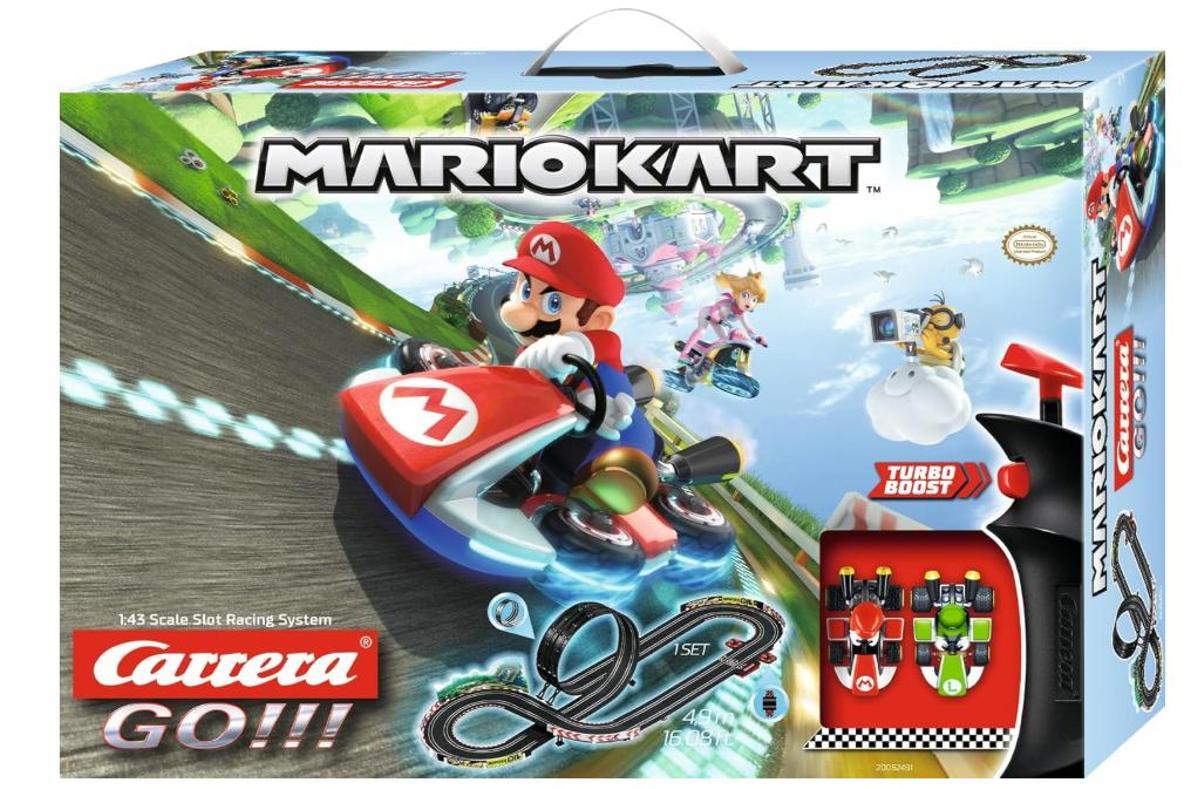 Pista de carreras Mario Kart.