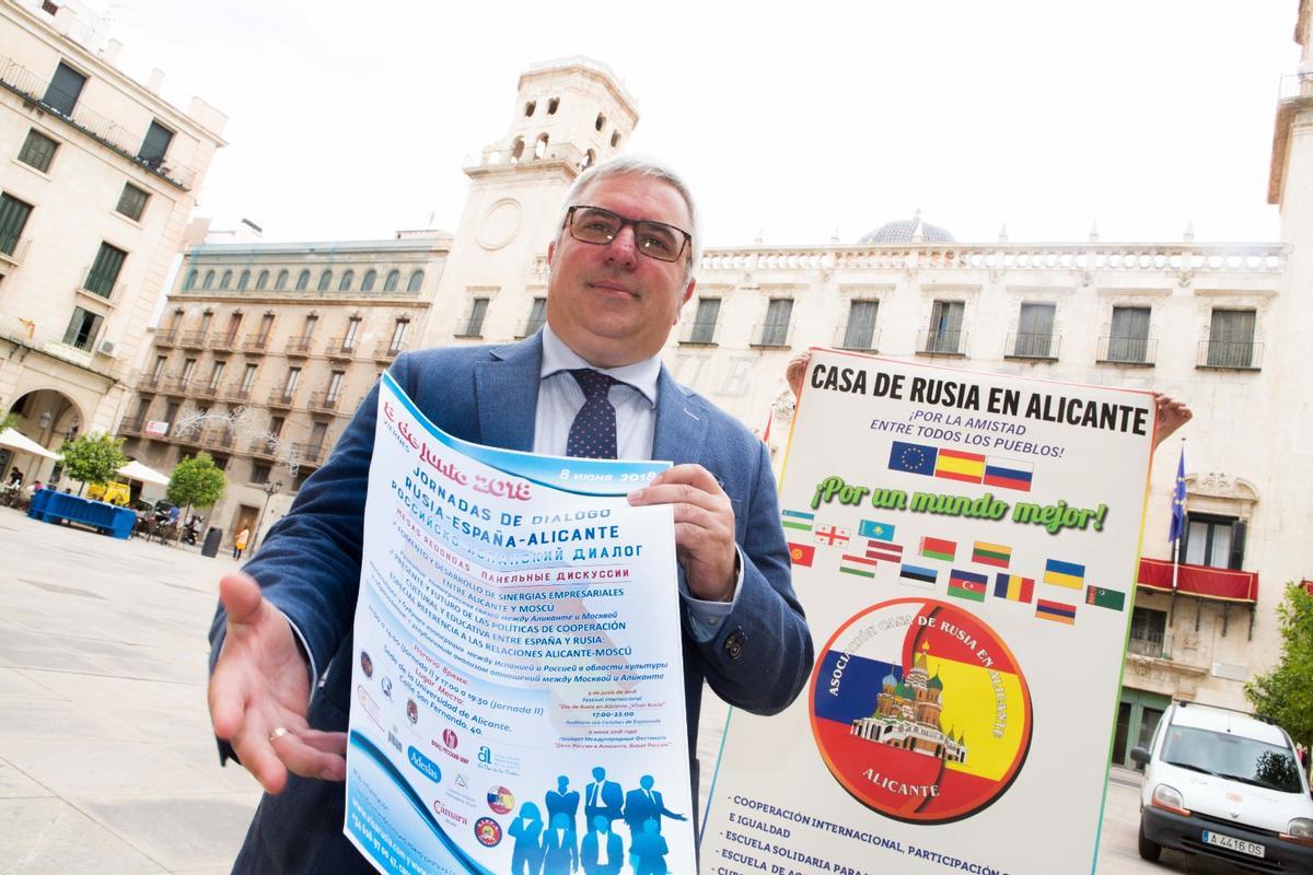 Aleksándr Chepurnoy, en Alicante, en una imagen de 2018.