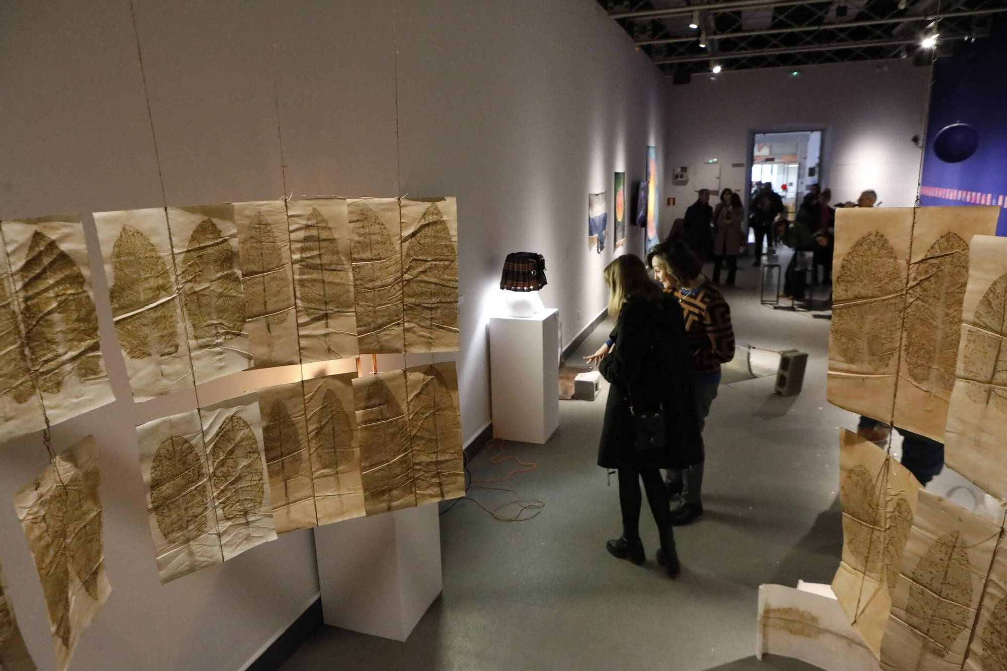 La presentación de la Muestra de Artes Plásticas en el Antiguo Instituto, en imágenes