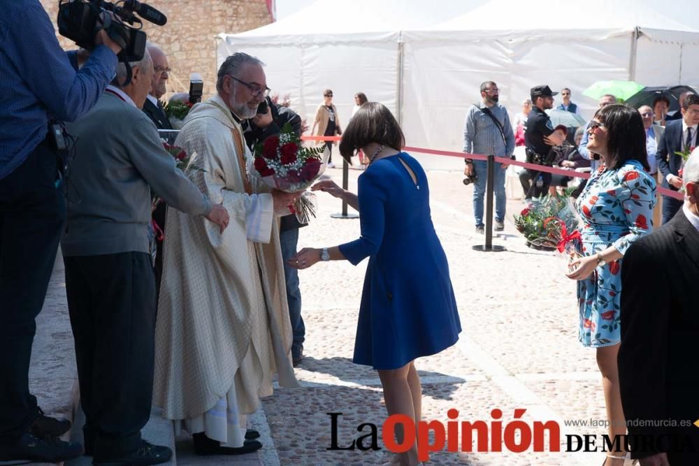 Ofrenda de flores en Caravaca