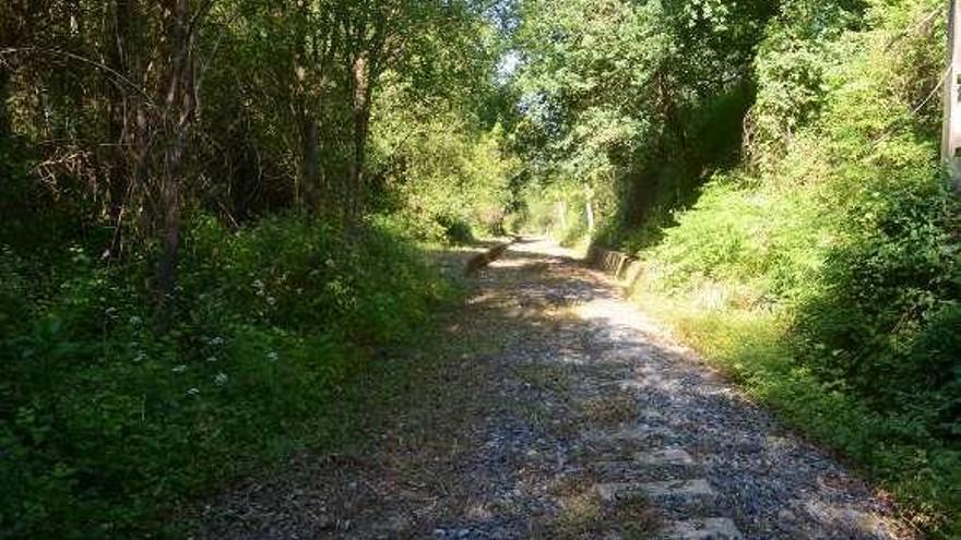 La futura Vía Verde do Salnés, a su paso por Vilagarcía. // Noé Parga