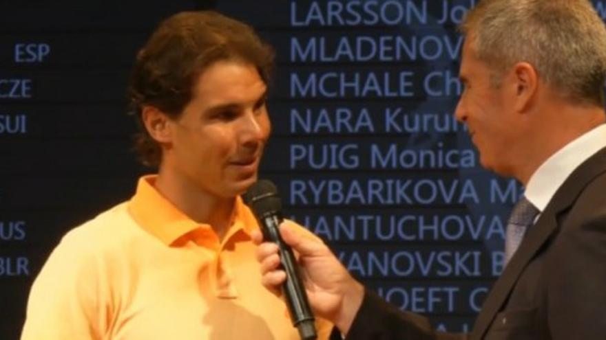 A Rafa Nadal no le acompaña la suerte en el sorteo de Roland Garros