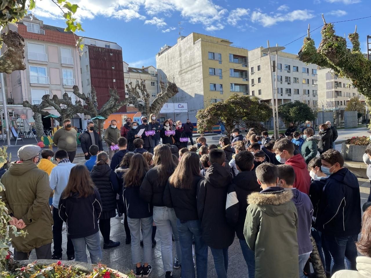 25N: Galicia salió a la calle vestida de morado