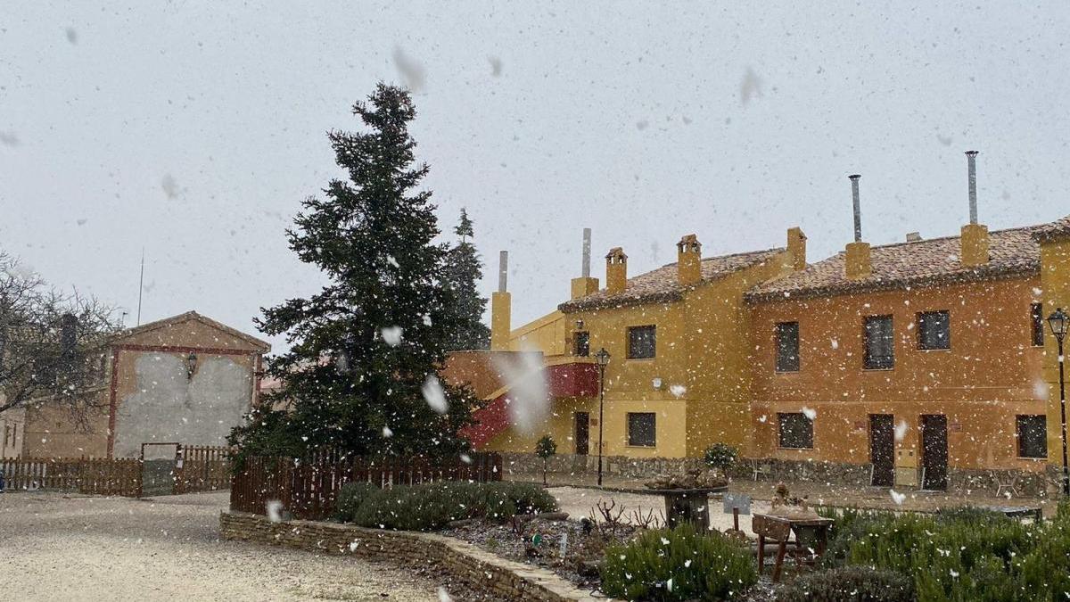 La nieve hace su aparición en la Región de Murcia