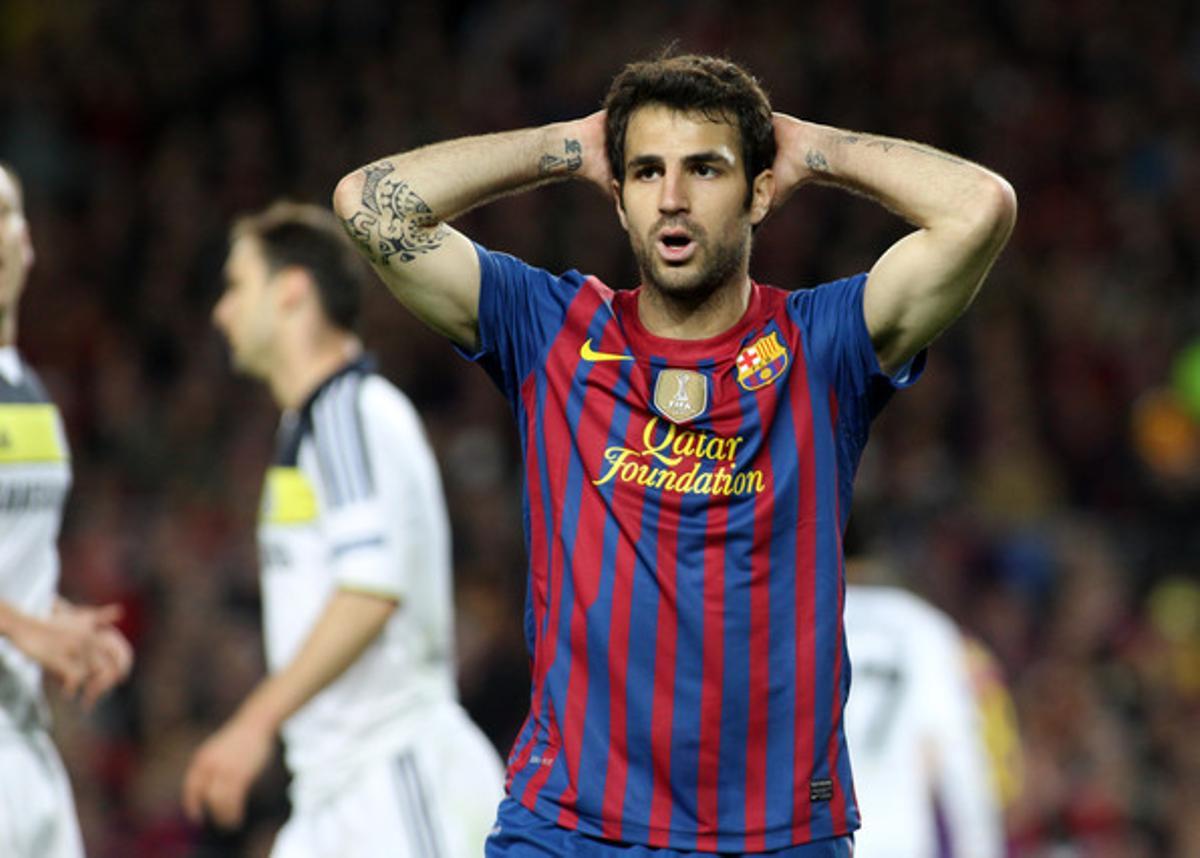 Cesc Fàbregas durant el Barça {-} Chelsea Cesc Fàbregas durant el Barça {-} Chelsea