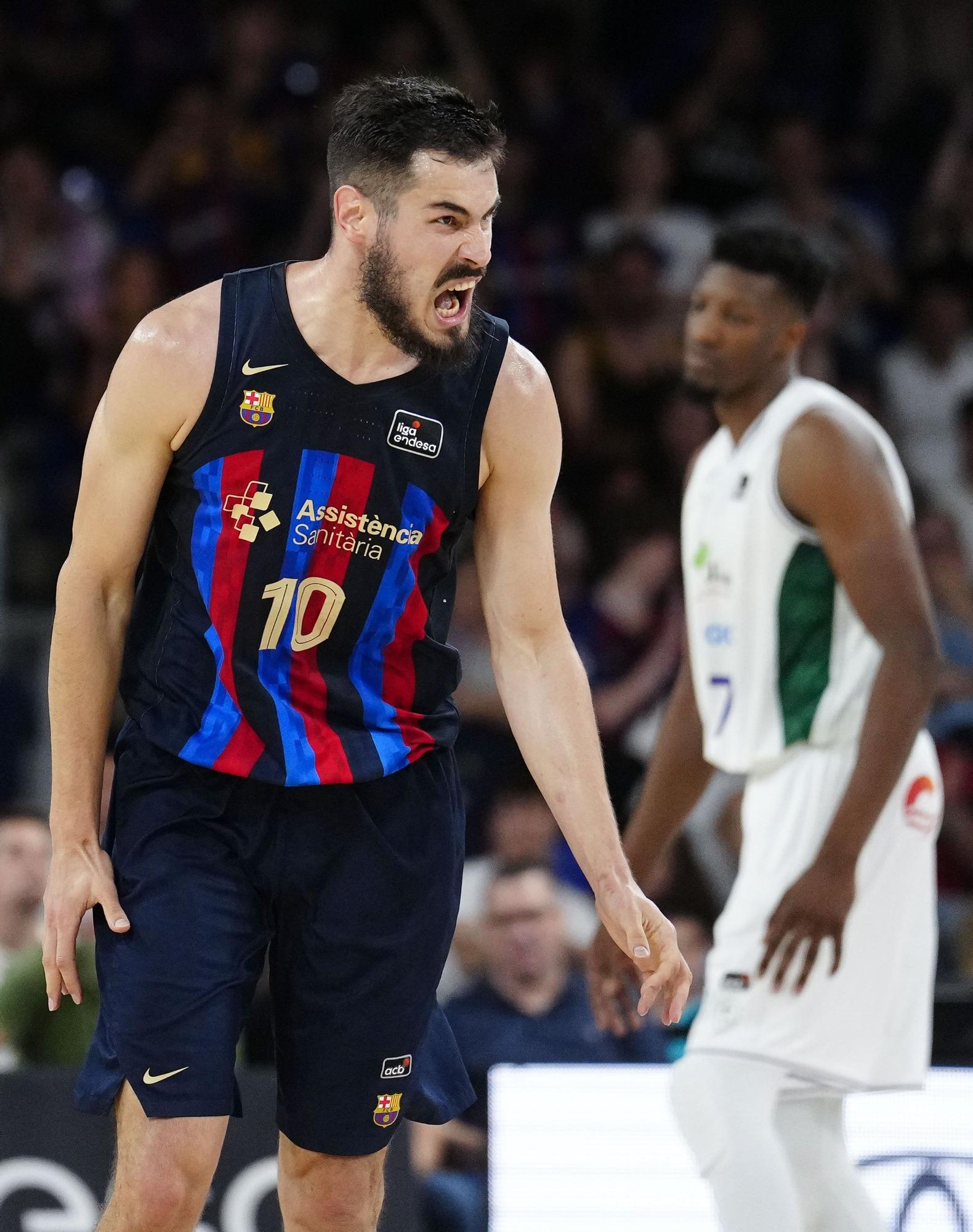 Barcelona - Unicaja, segundo partido de semifinales de la Liga Endesa, en imágenes