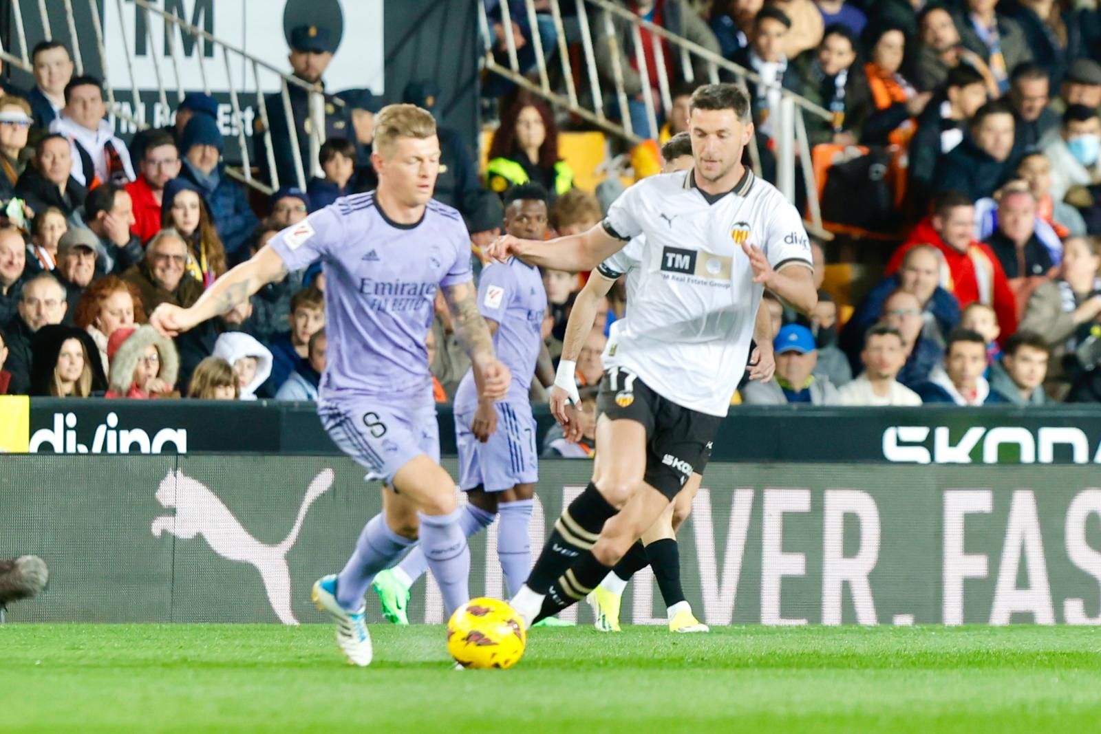 El Valencia CF - Real Madrid, en imágenes