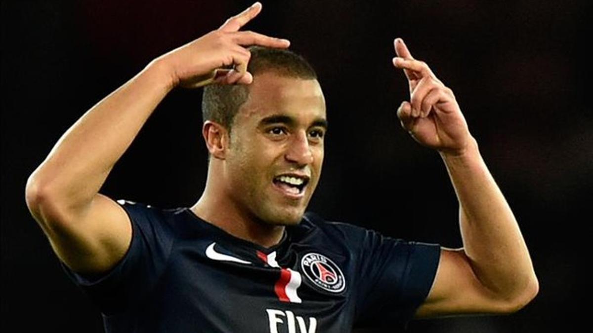 Lucas Moura, jugador del PSG