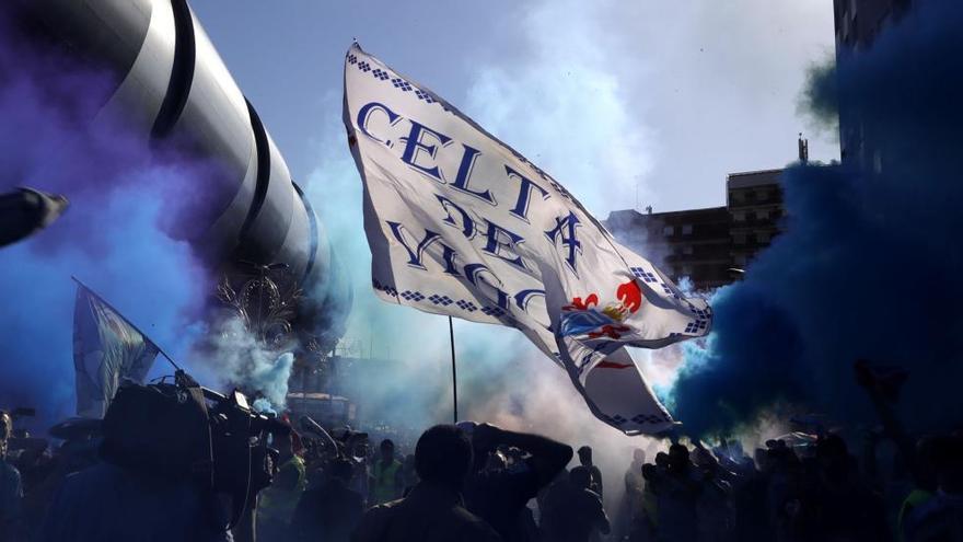 Balaídos es una fiesta antes del choque contra el Barça