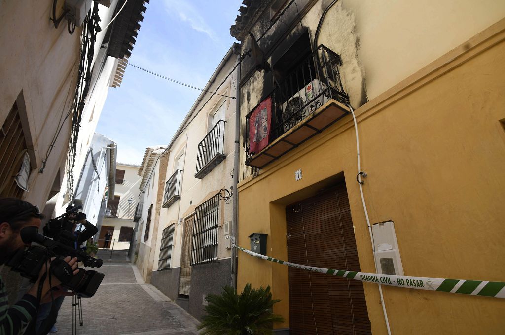 Las imágenes del incendio que ha acabado con la vida de tres personas en Ricote