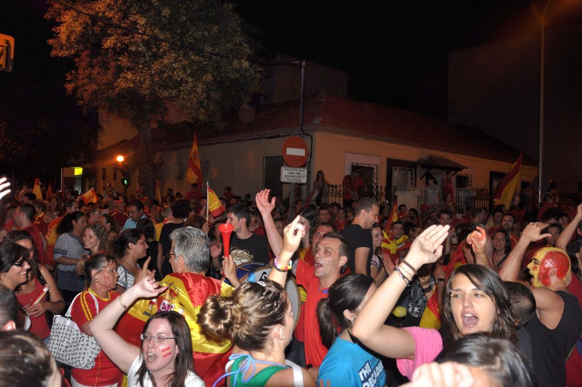 Así celebró Alcalá de Henares el Primer Mundial de Fútbol de España en 2010