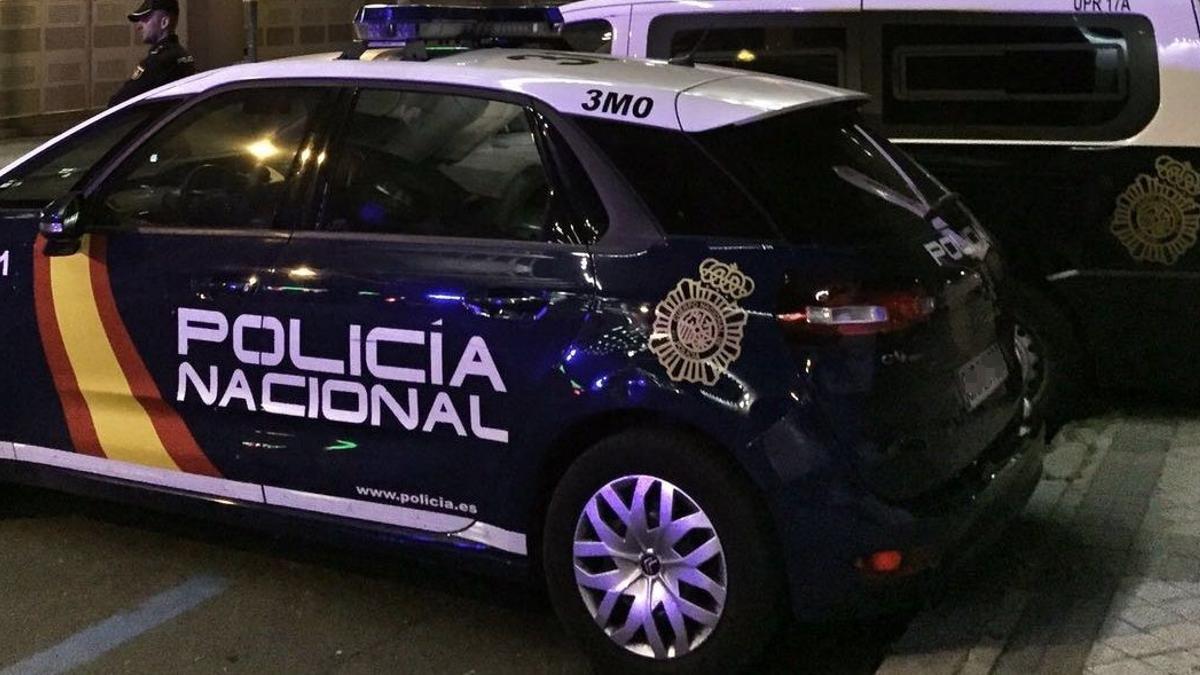 Un vehículo de la Policía Nacional.