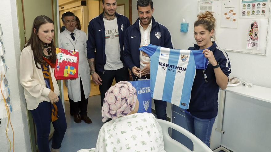 El Málaga CF visita el Materno