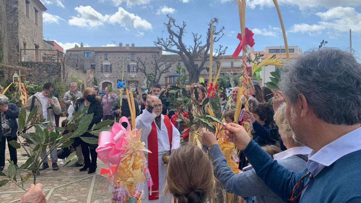 Mossèn Luis, durant un diumenge de Rams.  | DIARI DE GIRONA