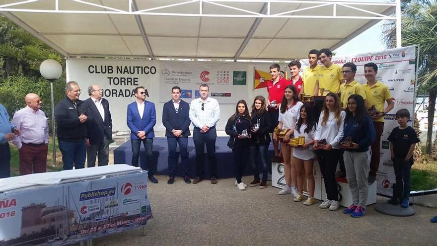 El Club Náutico Torre Horadada, escenario de la Copa de España de la clase L&#039;Equipe