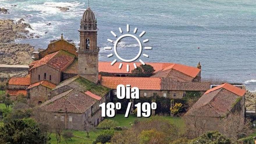 El tiempo en Oia: previsión meteorológica para hoy, miércoles 15 de julio