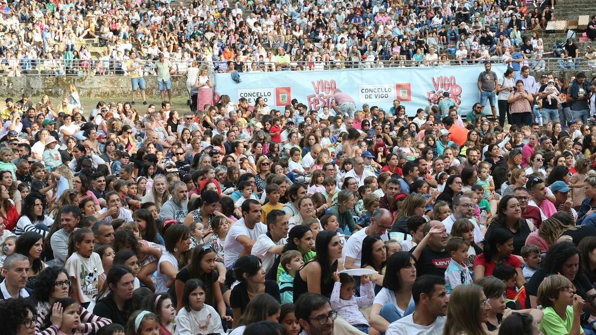 Publico asistente a uno de los espectáculos infantiles del año pasado