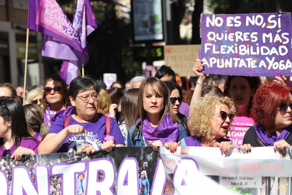 8M en Murcia: Manifestación de la mañana
