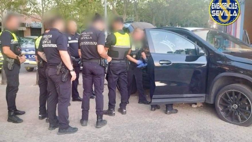 Detenido un hombre de 40 años tras una arriesgada persecución por el Distrito Macarena (Sevilla)