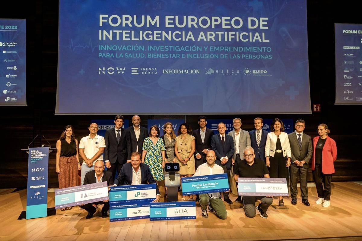 Startups premiadas en la I edición del Forum Europeo  de IA, celebrado el pasado año.