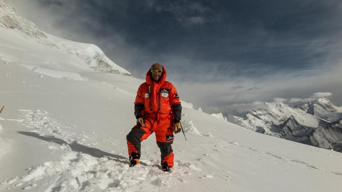 Ferràn Latorre, en su séptimo intento de alcanzar la cima del Everest