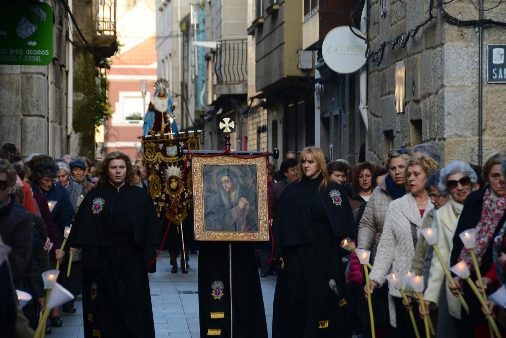 La Virgen de Los Dolores ya está en la excolegiata