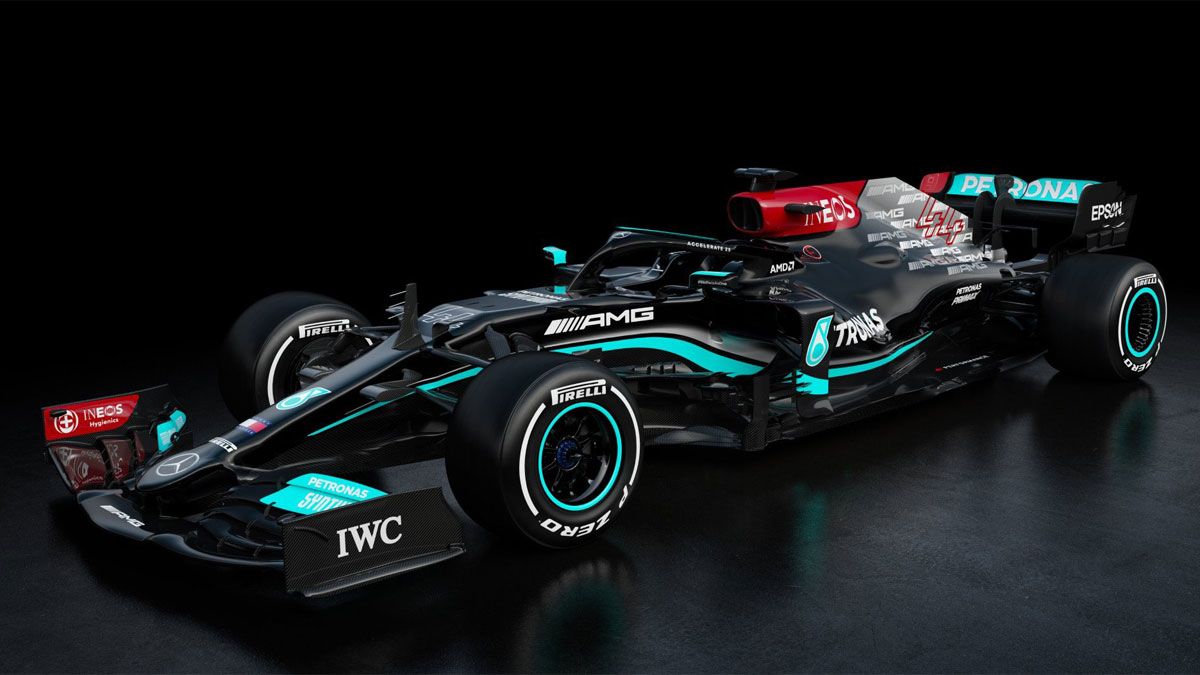 El nuevo monoplaza de Mercedes, W12