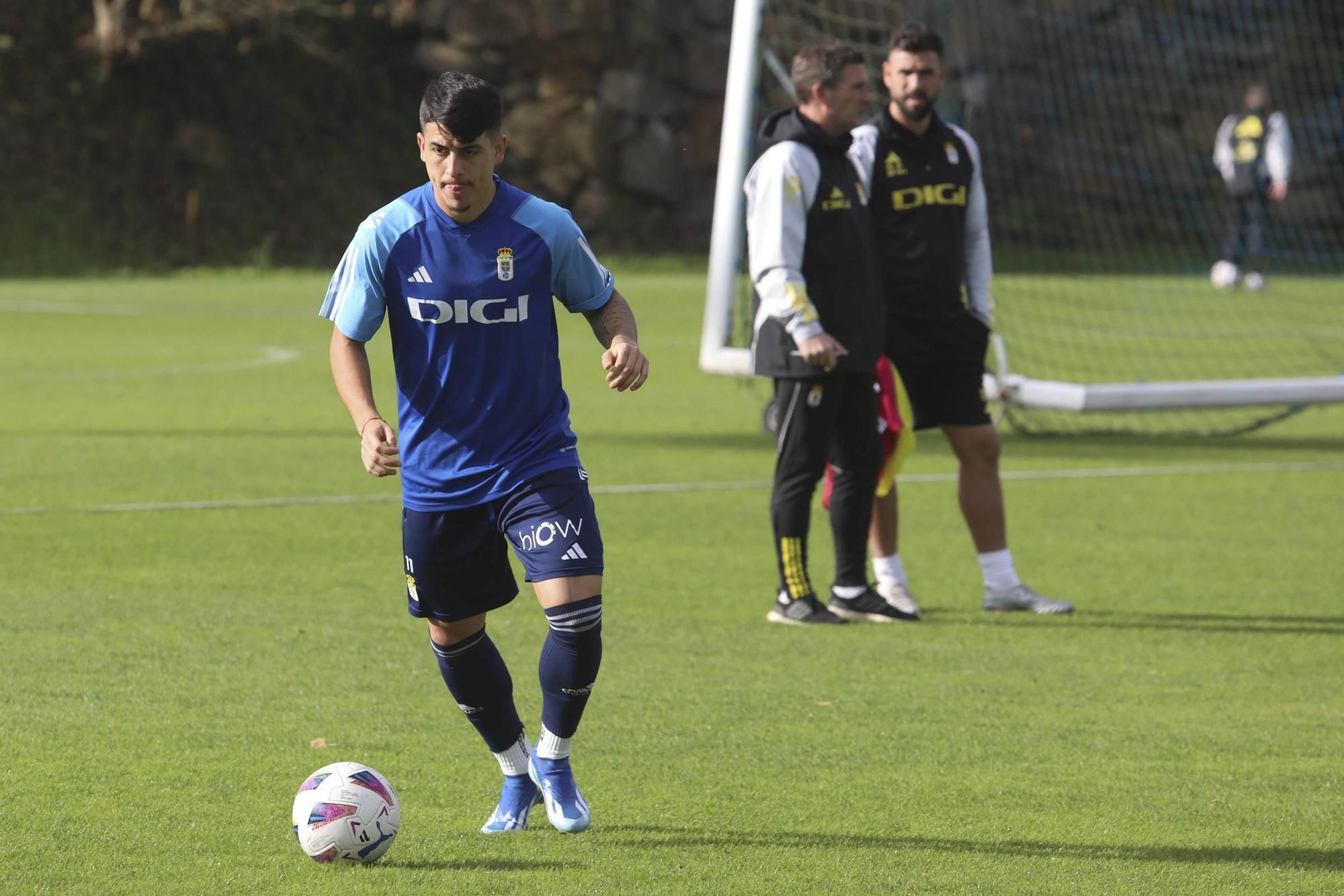 EN IMÁGENES: el entrenamiento del Oviedo