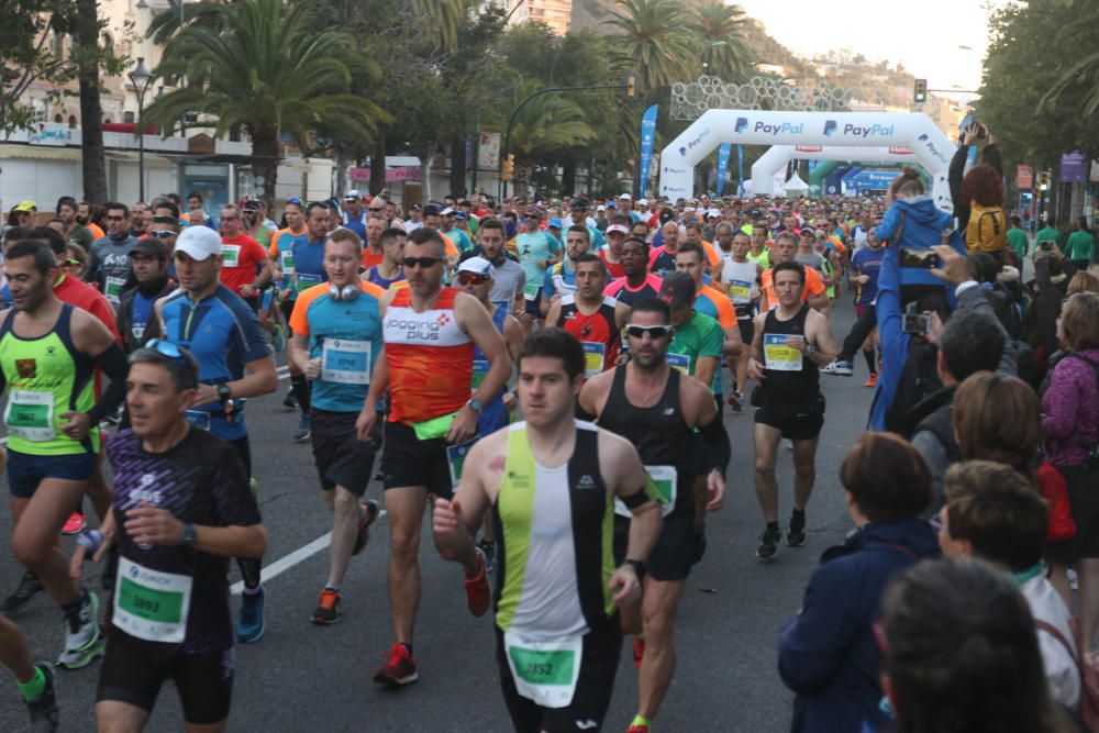 Las mejores imágenes de la Maratón de Málaga 2018