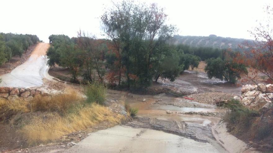 Inundaciones en Villanueva del Rosario.