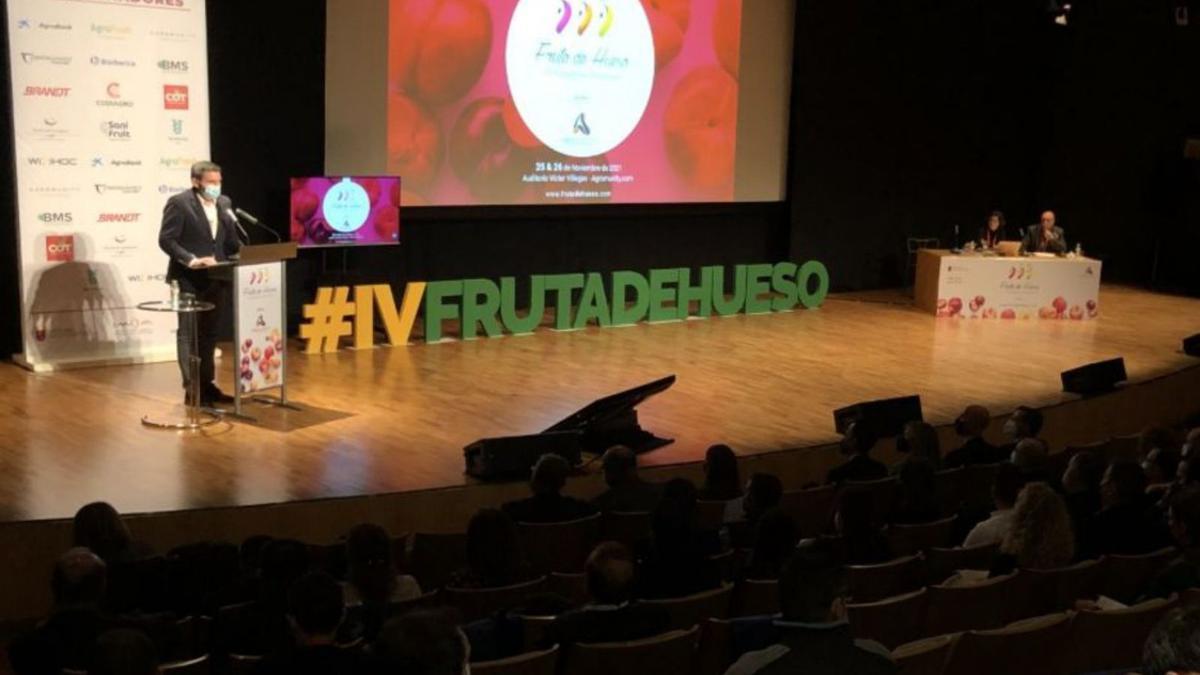 Luengo, en su intervención en el Congreso celebrado en el Víctor Villegas. | CARM