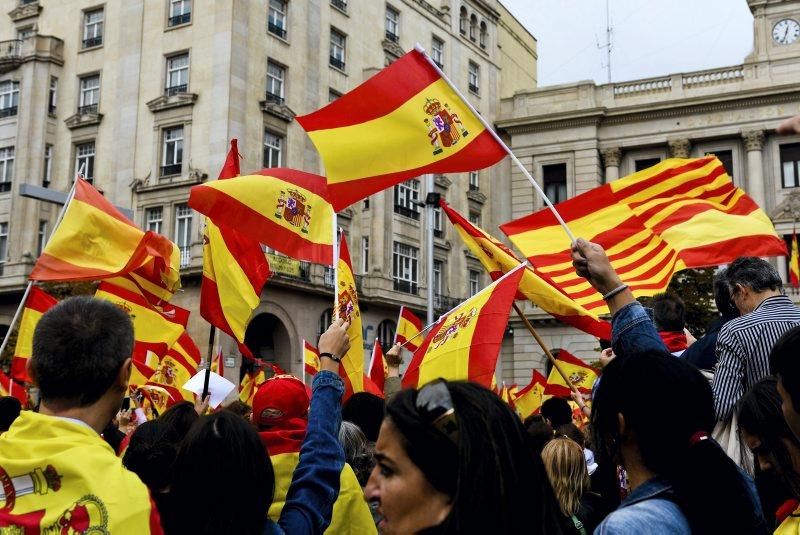 Manifestación contra el 1-0 en Zaragoza