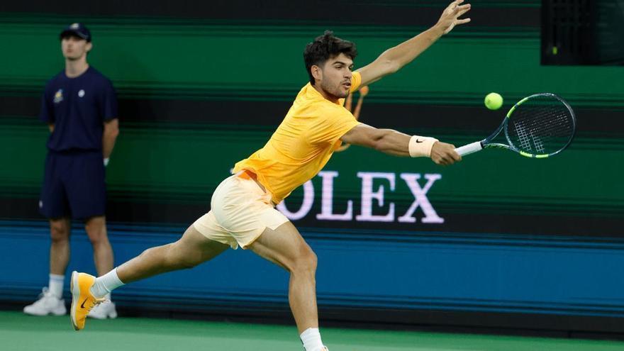 Alcaraz-Medvedev: Horario y dónde ver las semifinales de Indian Wells