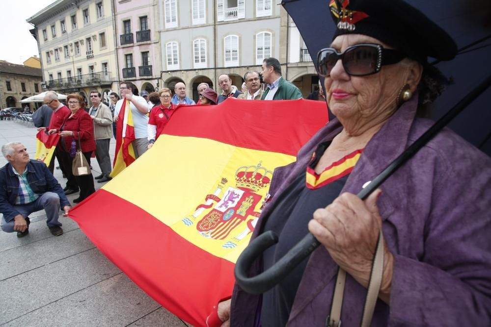 Manifestación en Avilés por la unidad de España