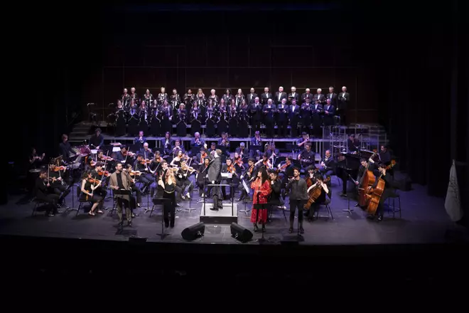 Concert himnes acte de cloenda Manresa capital de la Sardana