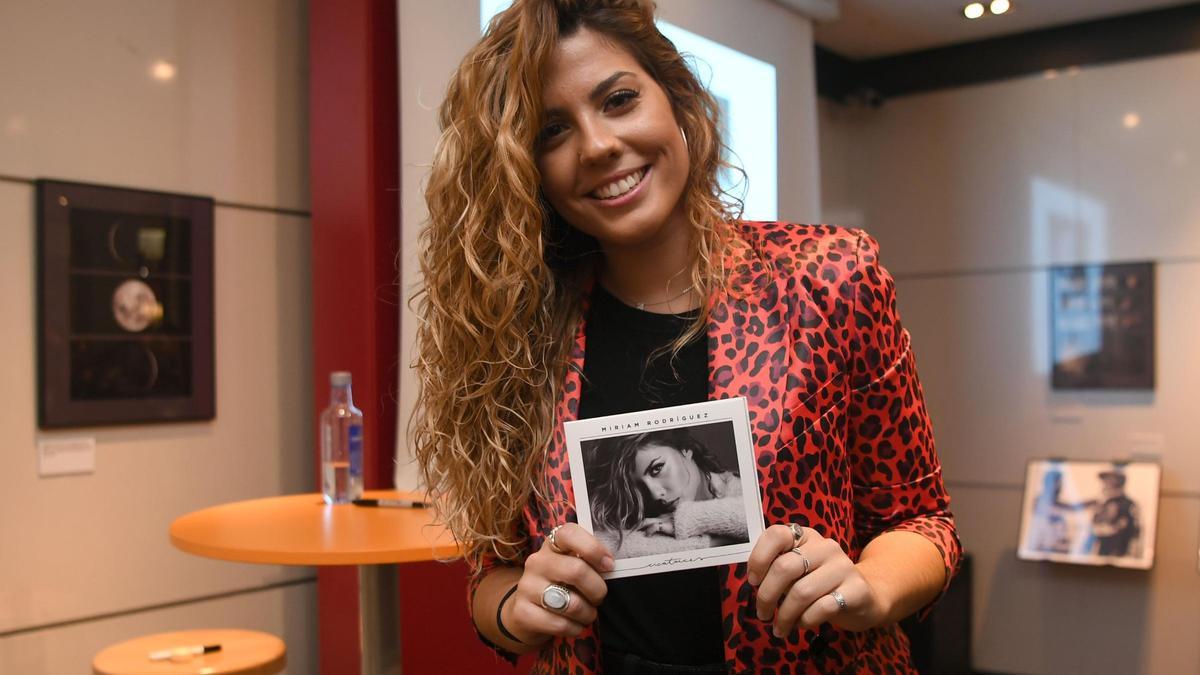 La cantante Miriam Rodríguez abrirá su próxima gira con una actuación en A Coruña