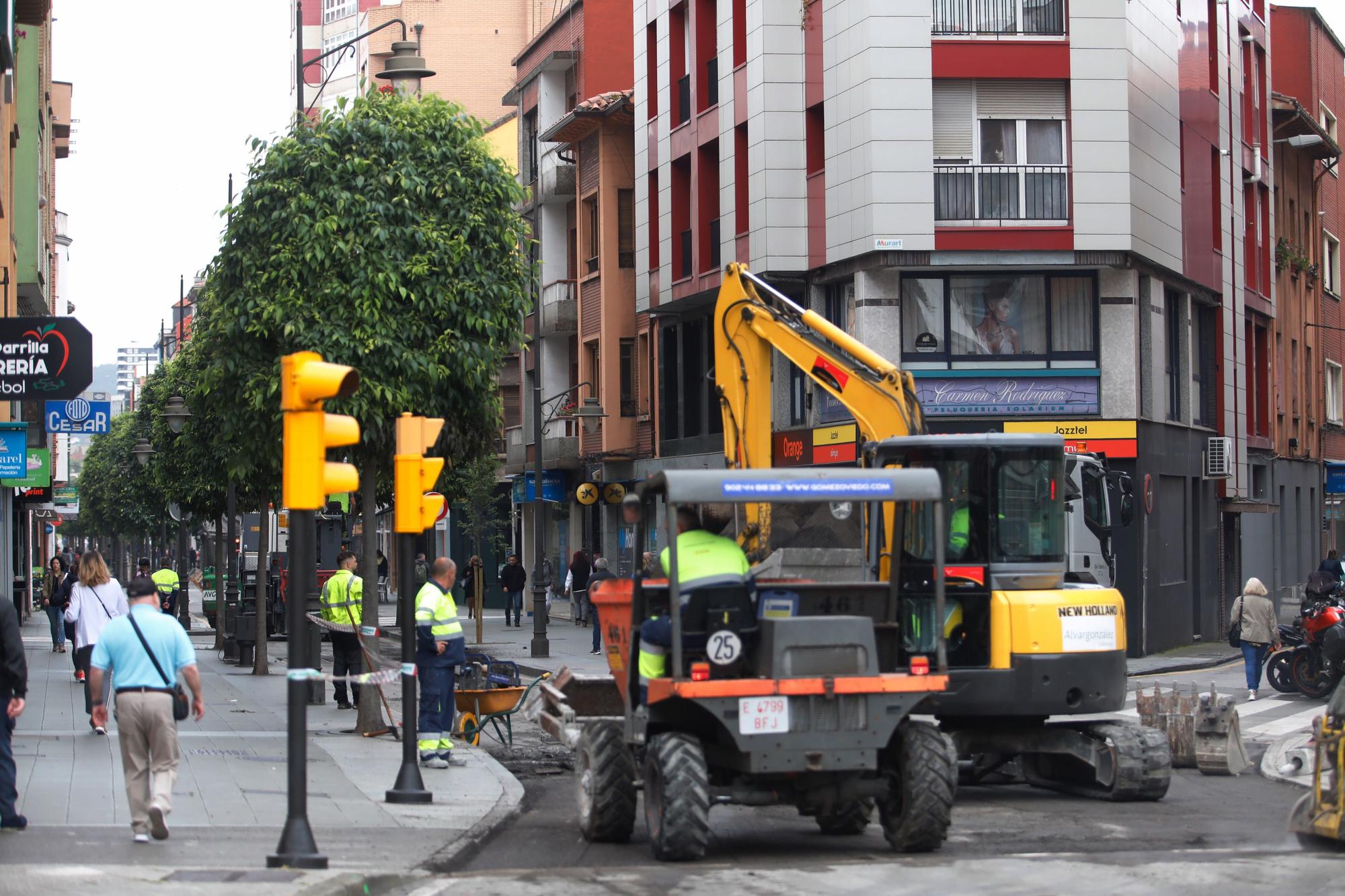 EN IMÁGENES: Cortes de tráfico en la avenida de la Argentina