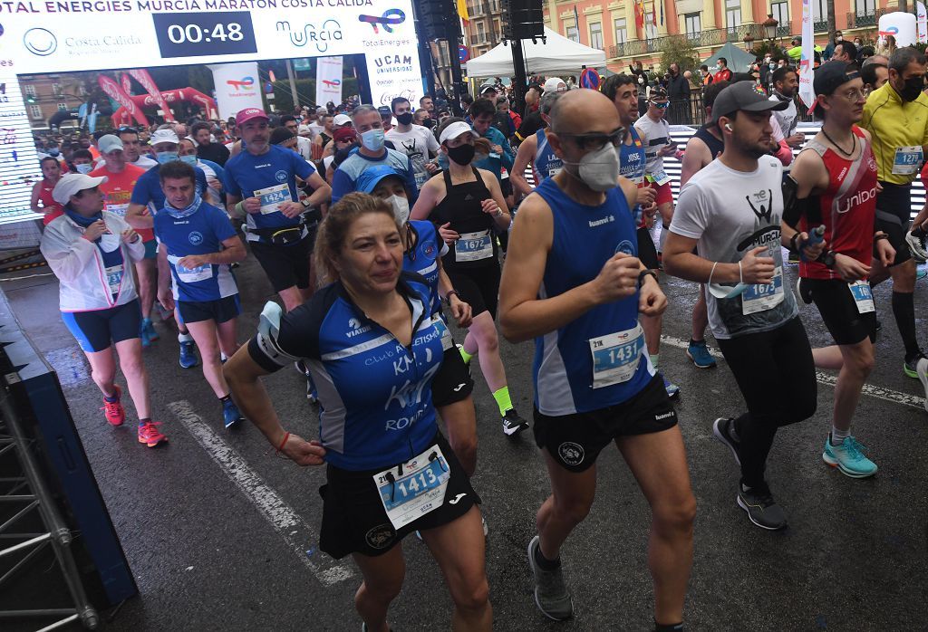 Así fue la salida de la maratón y la media maratón de Murcia (II)