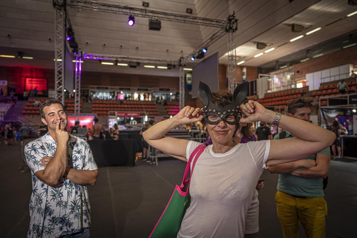 Ambiente en la primera jornada del Salón Erótico