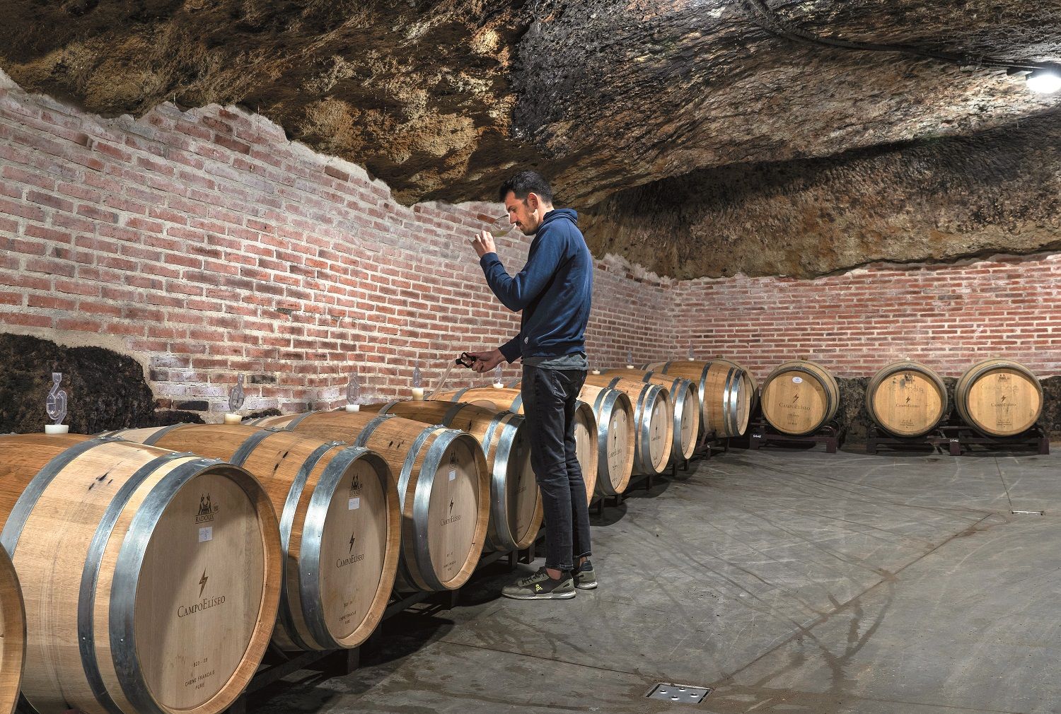 Bodega Campo Eliseo en La Seca, Valladolid.