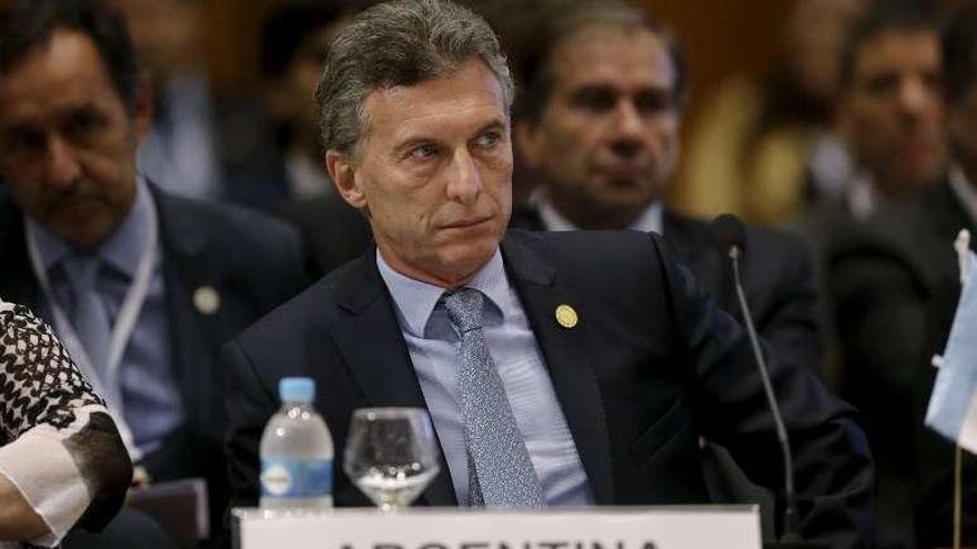 Macri, en Asunción, durante la reunión del Mercosur. // Reuters