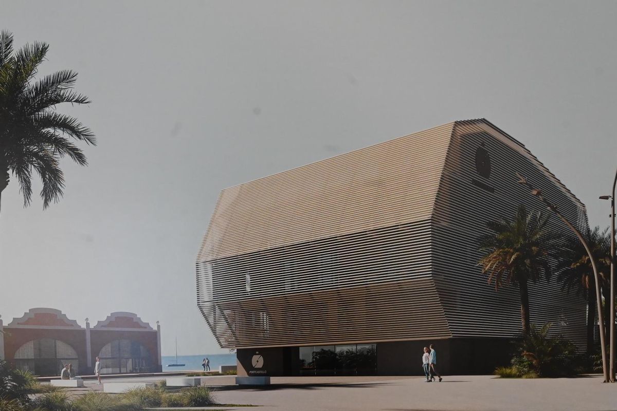 Una imagen del diseño del futuro edificio de la Autoridad Portuaria.
