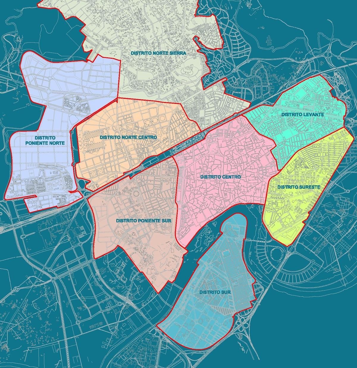 Mapa del Plan de Vivienda.