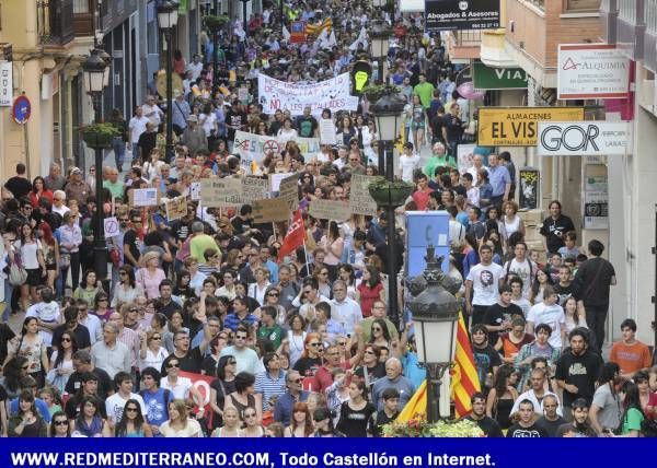 CASTELLÓN SALE A LA CALLE EN PRO DE LA EDUCACIÓN