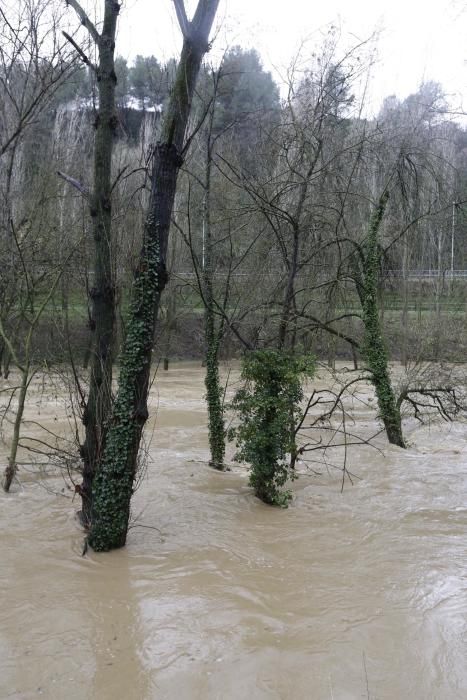 Esllavissada al carrer del Carme.