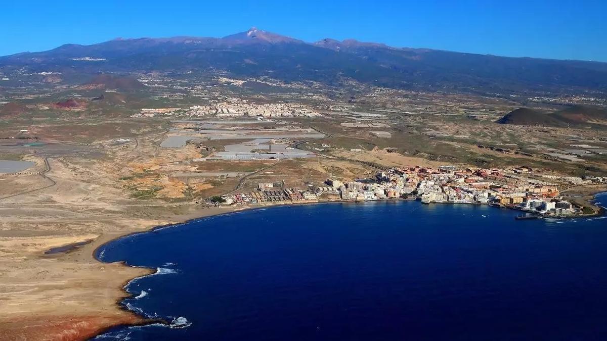 Panorámica aérea del municipio de Granadilla de Abona.