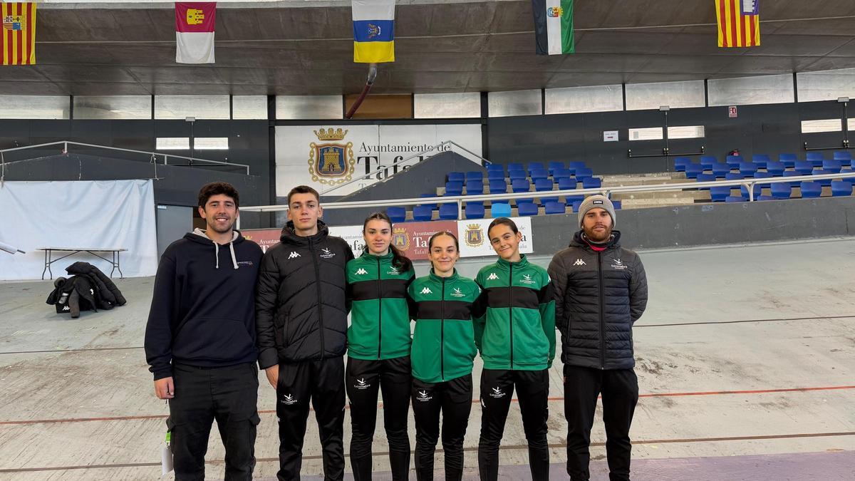 La selección extremeña, en Tafalla.