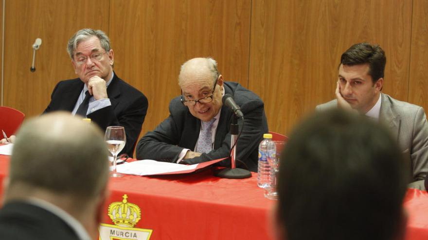 El presidente del Real Murcia, Jesús Samper, en una imagen de archivo