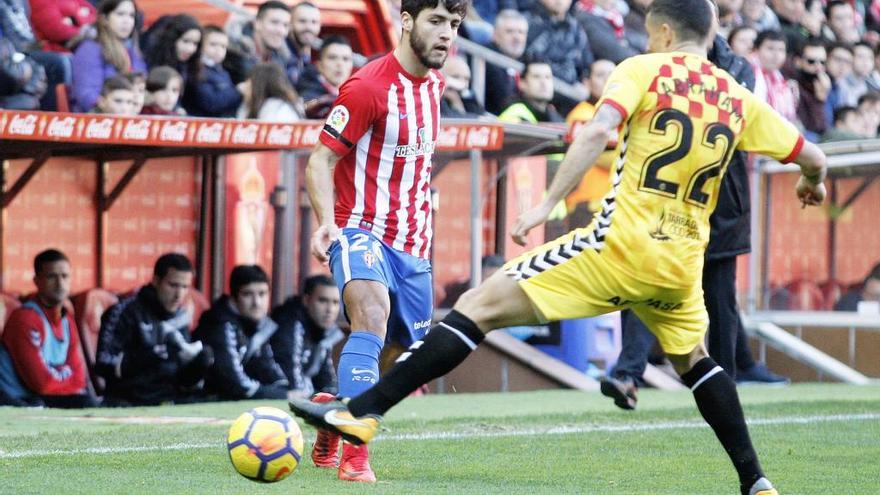 Montoro, en el partido ante el Nástic de Tarragona.